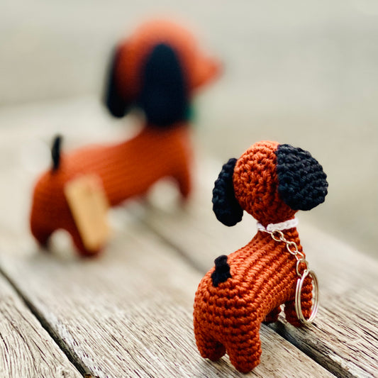 Sausage Dog Keychain