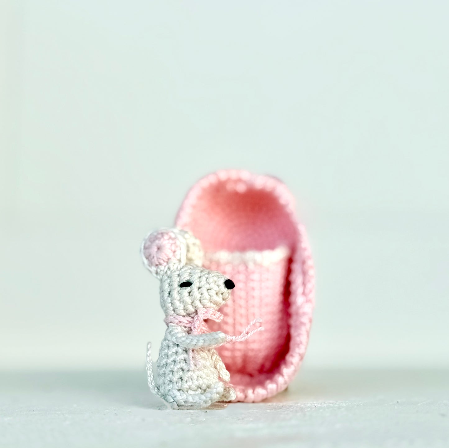 Mini Mouse in Crib