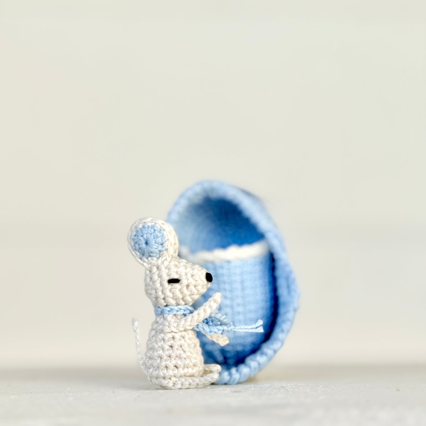 Mini Mouse in Crib