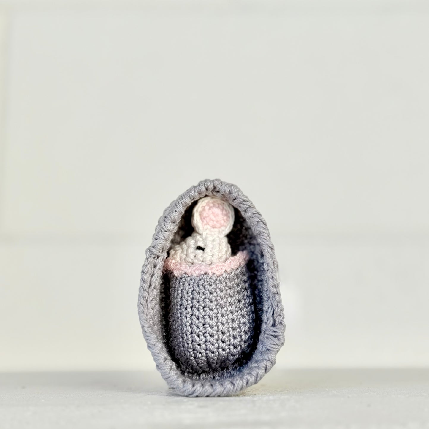 Mini Mouse in Crib