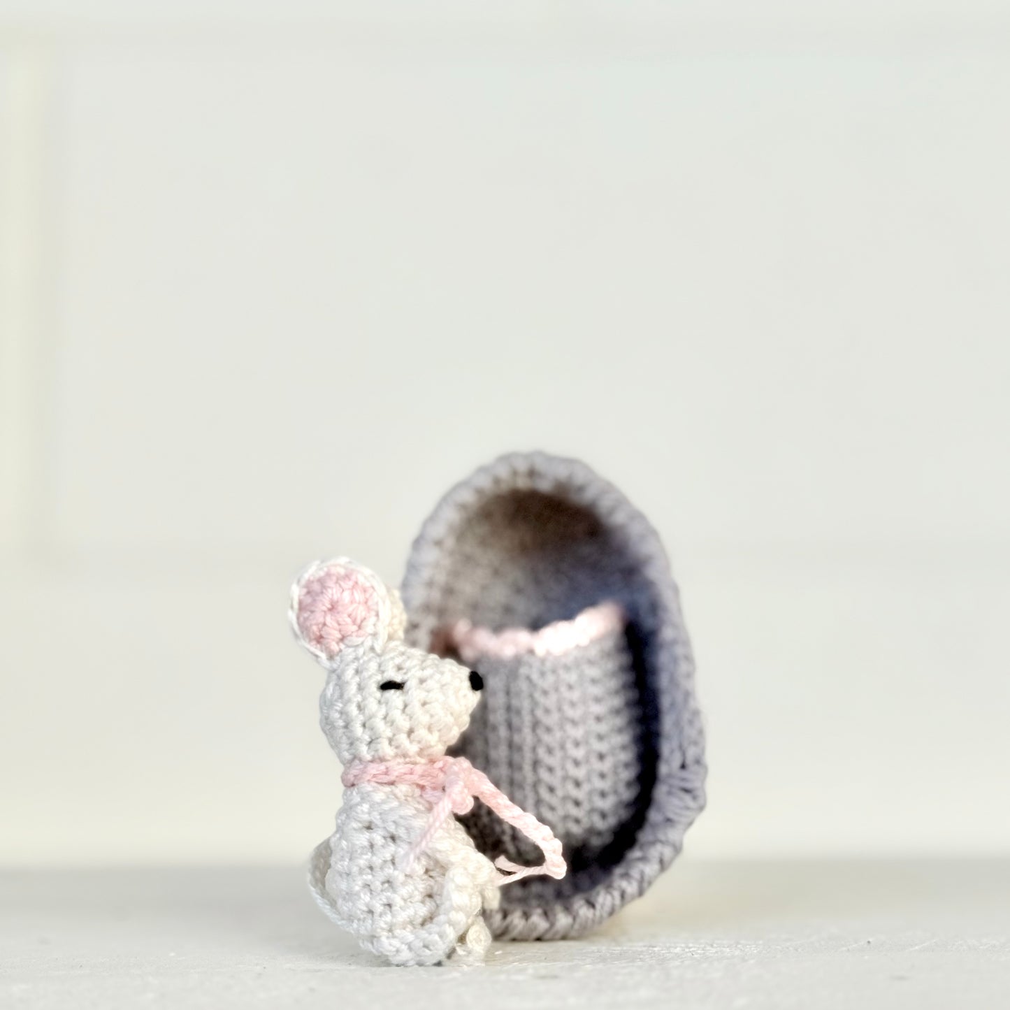 Mini Mouse in Crib