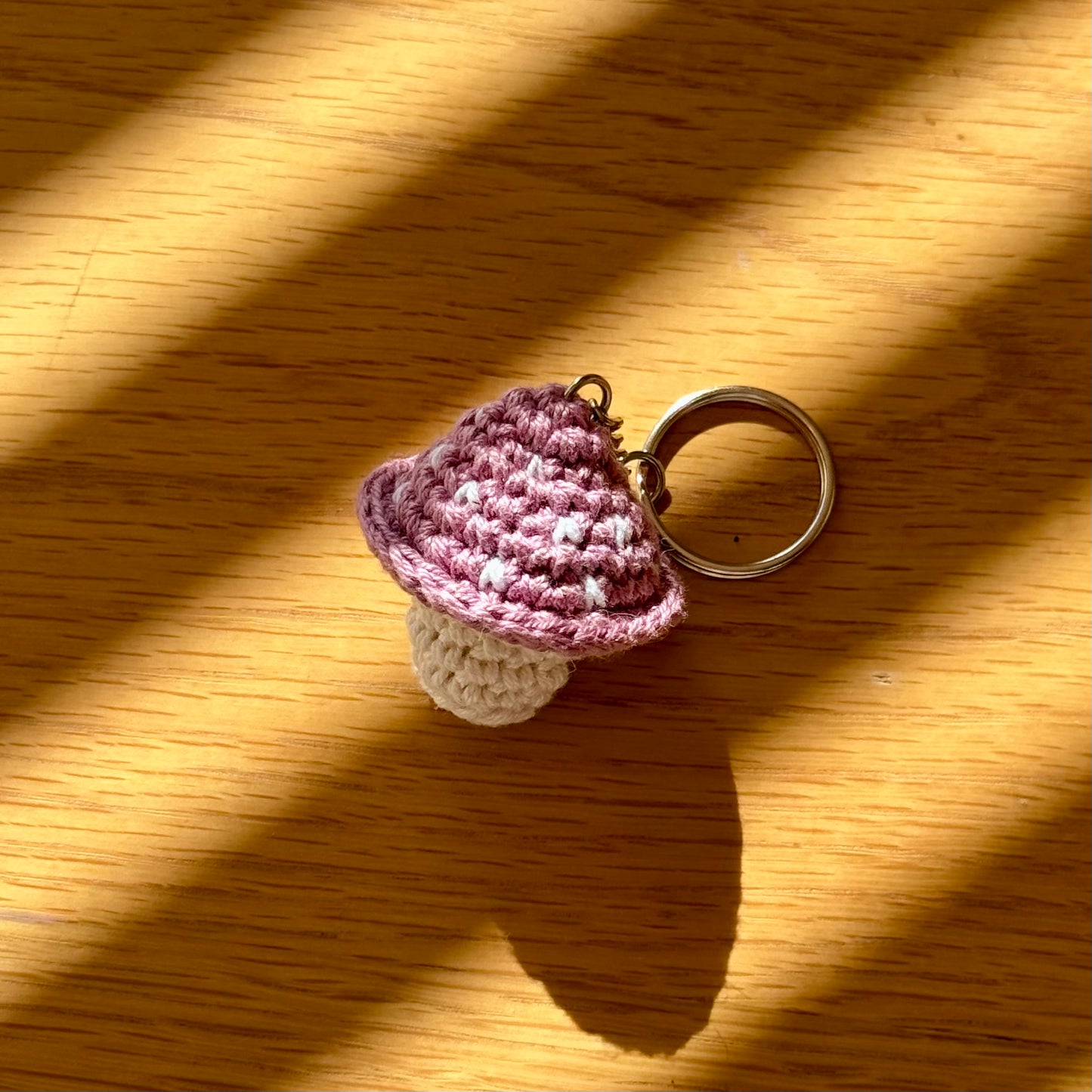 Toadstool Keychain