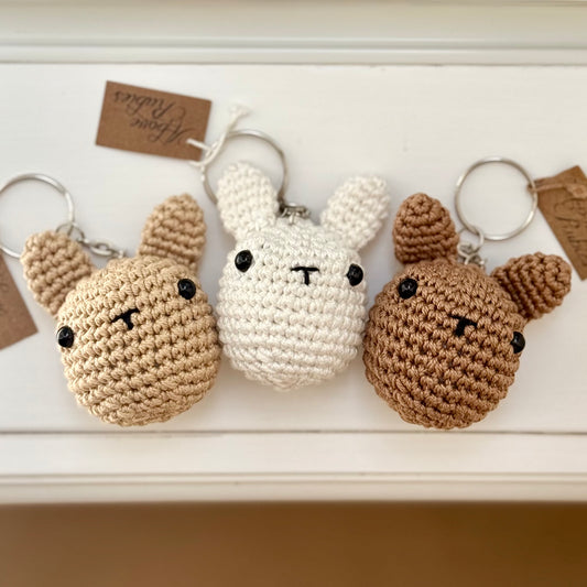 Micro Bunny Keychain