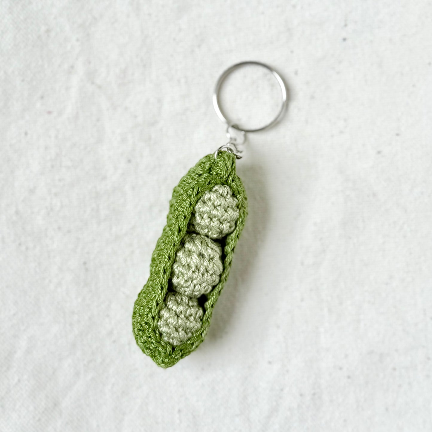 Pea Pod Keychain