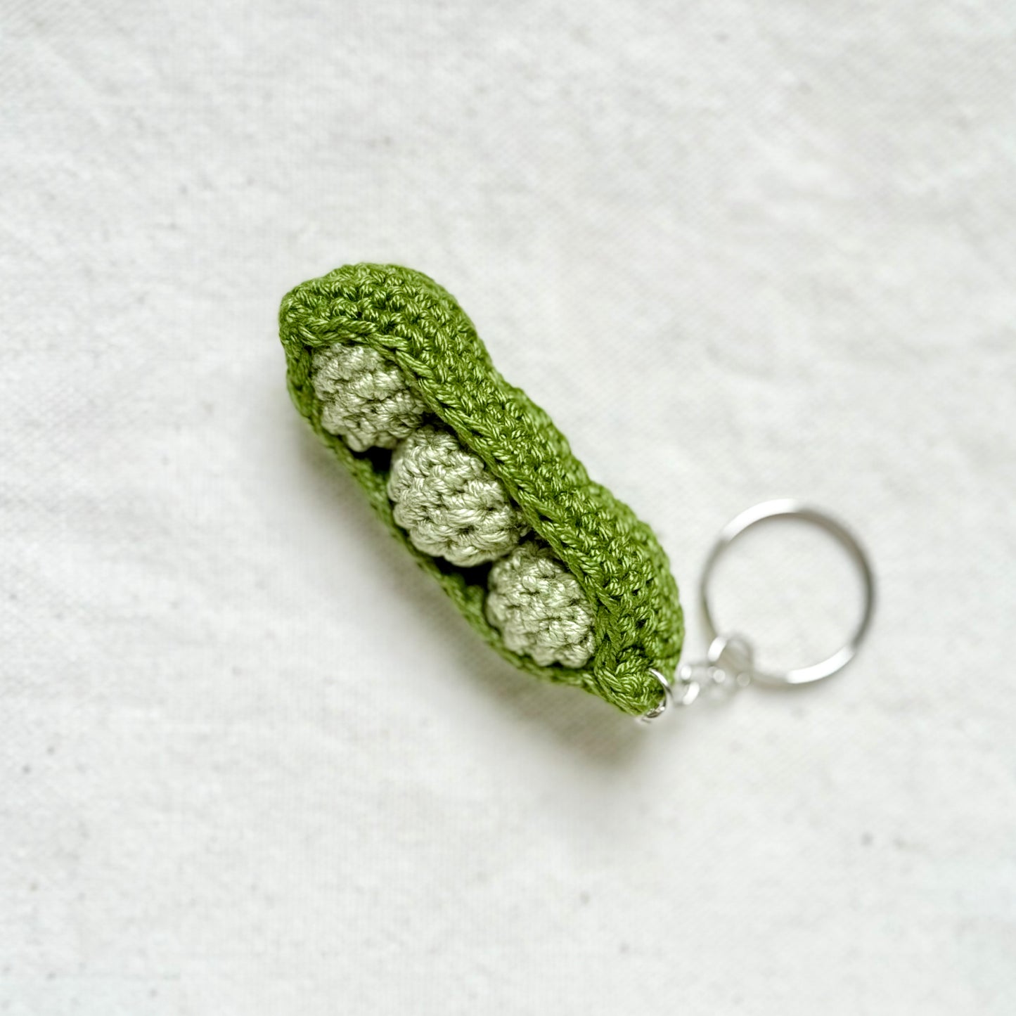 Pea Pod Keychain