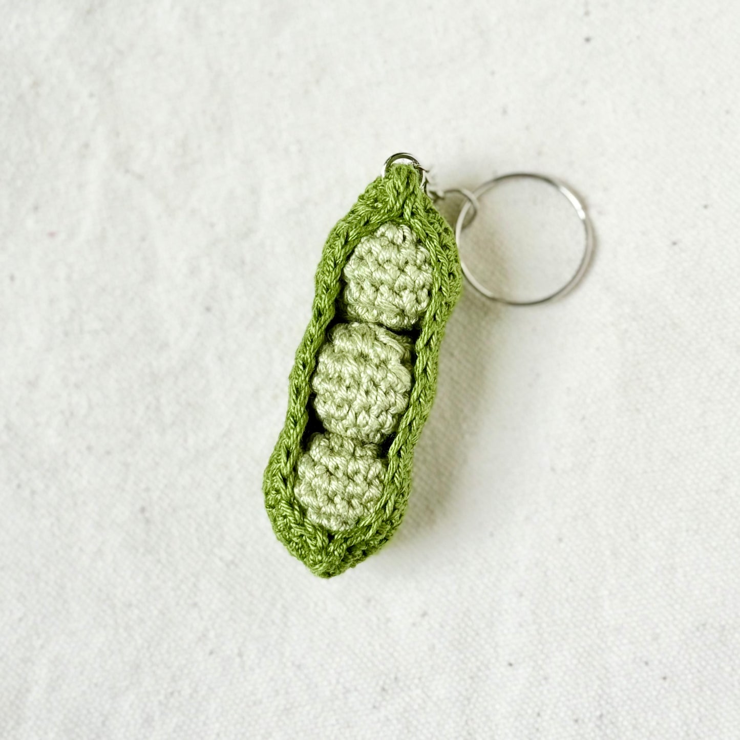 Pea Pod Keychain