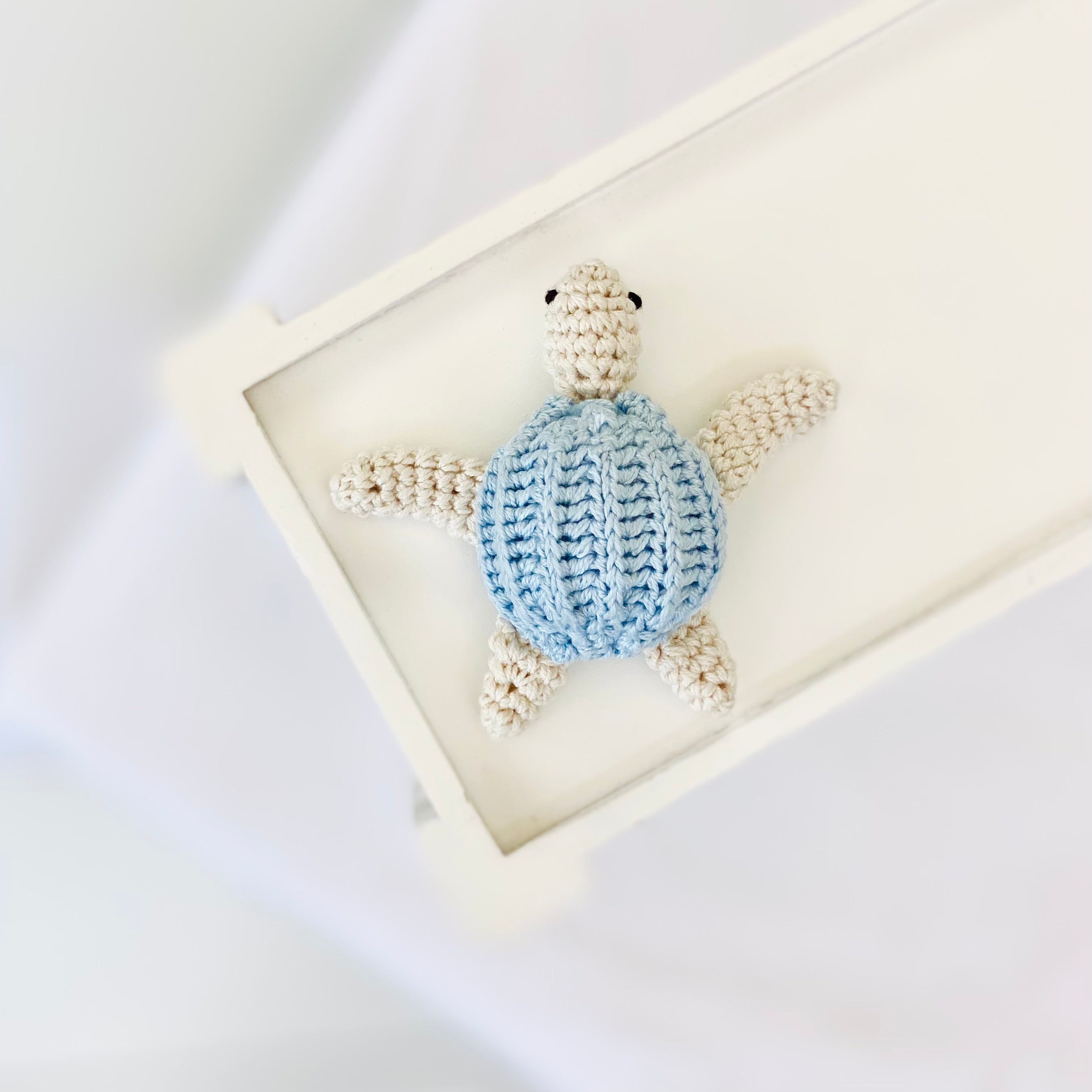 Turtle Shell Baby Rattle Mini Turtle Rattle