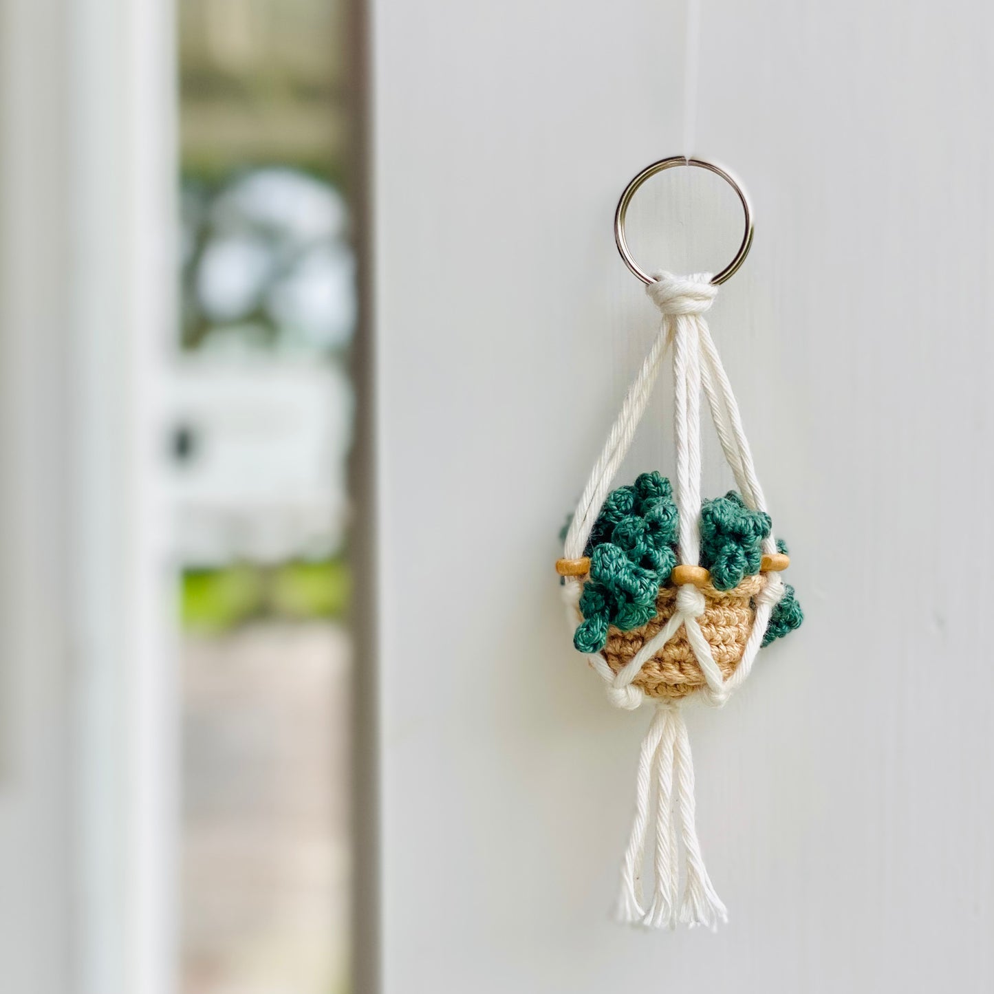 String of Pearls Keychain