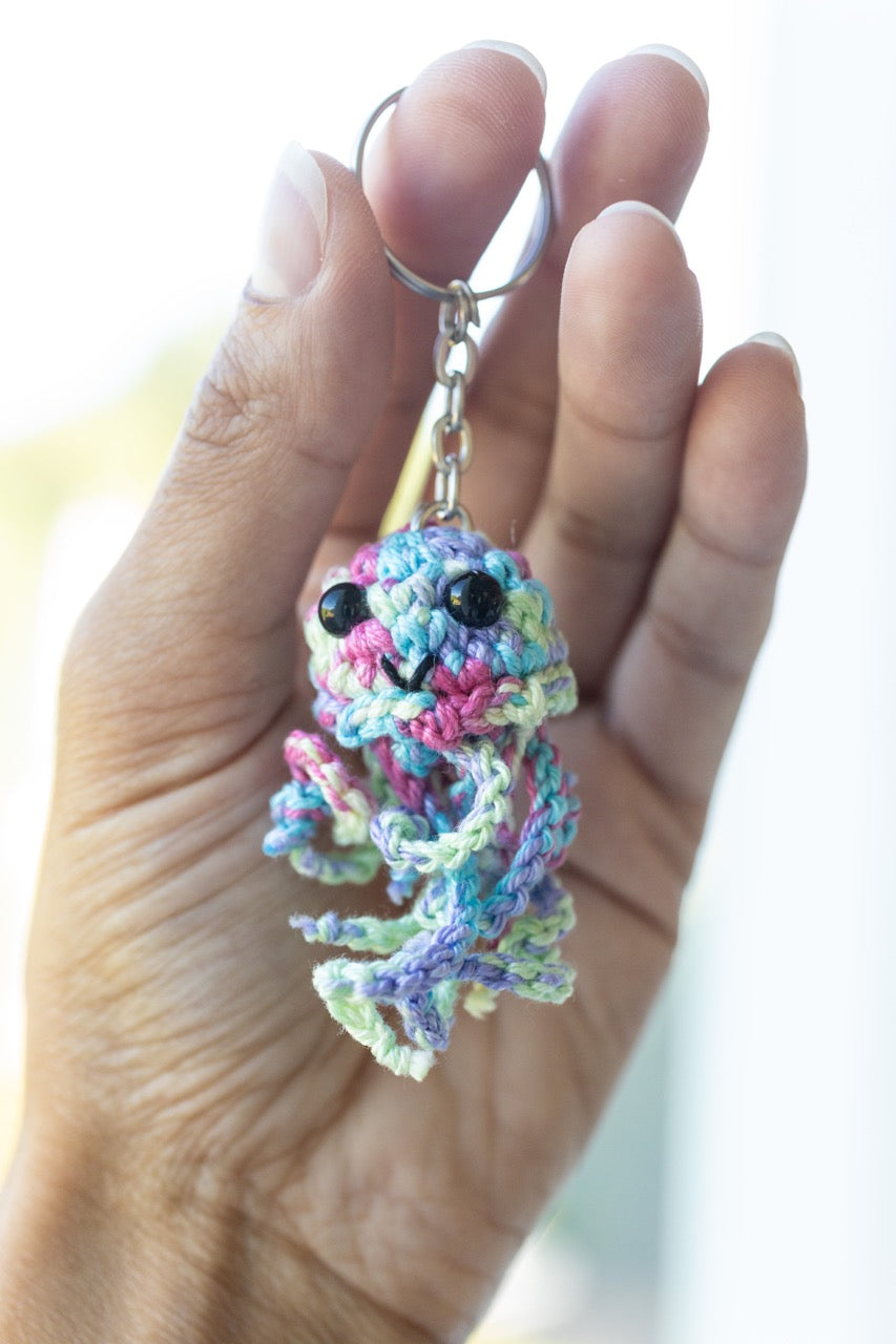 Jellyfish Keychain