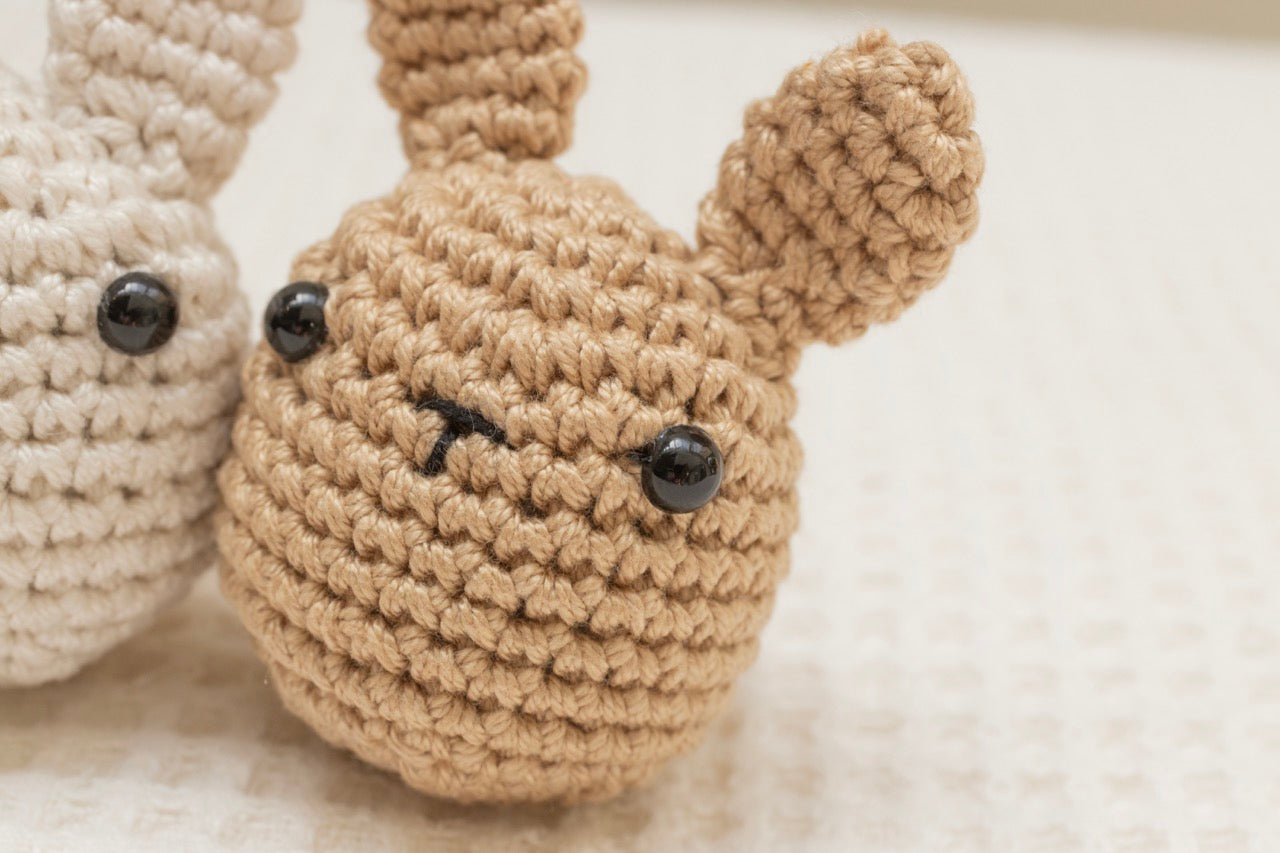 Micro Bunny Keychain
