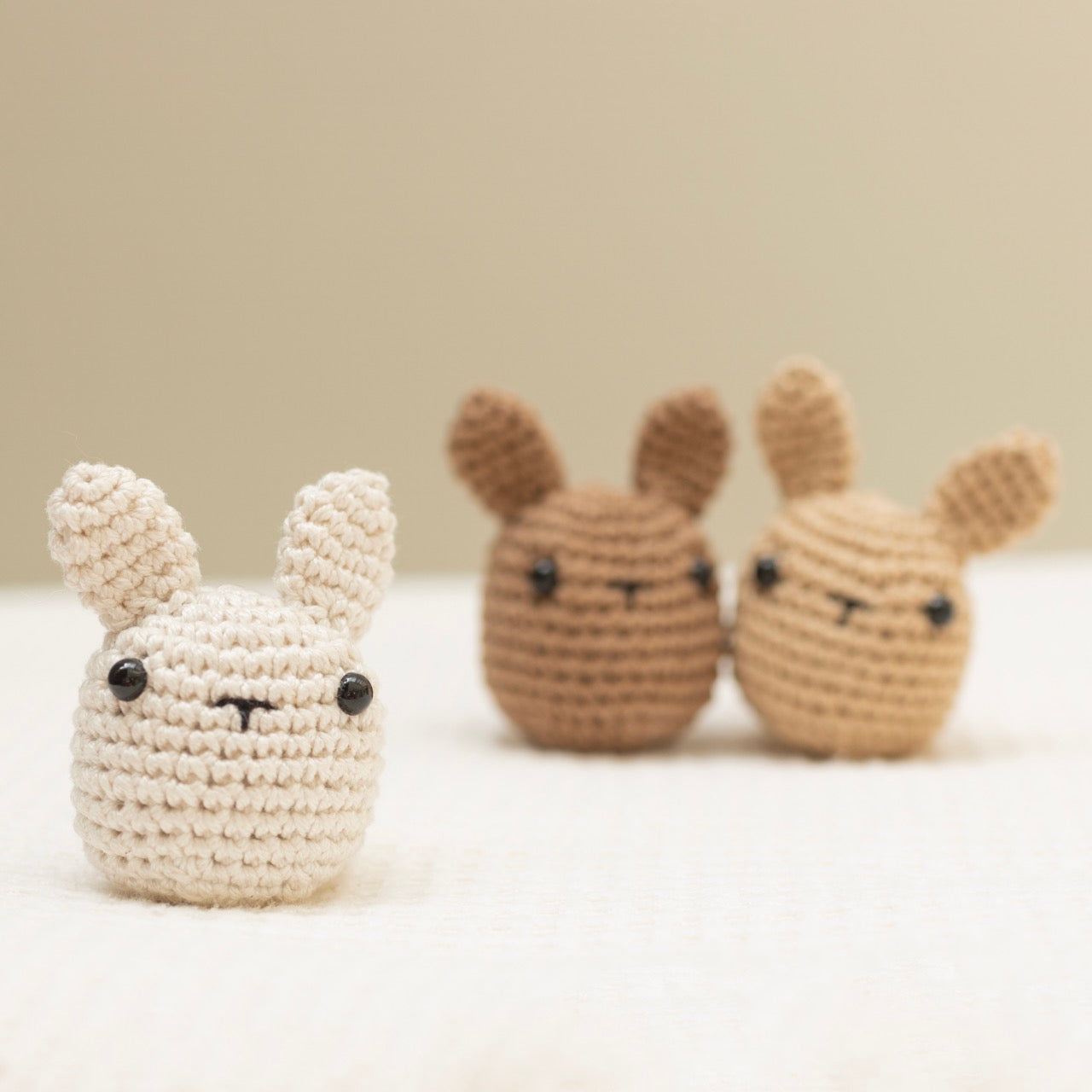 Micro Bunny Keychain