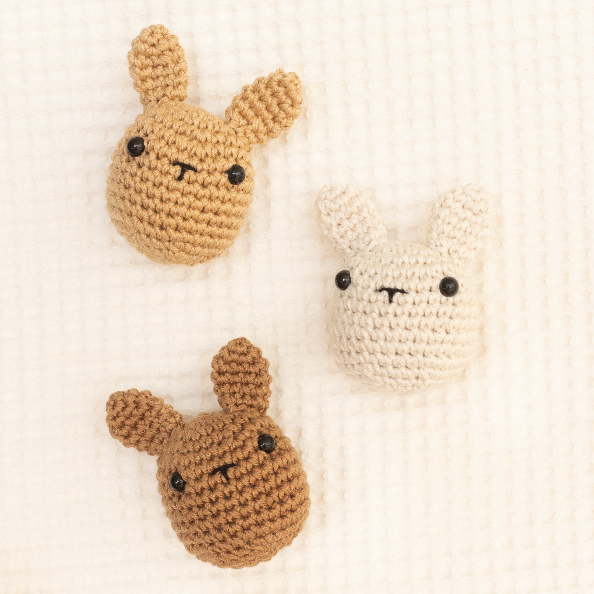 Crochet Micro Bunny Keychain