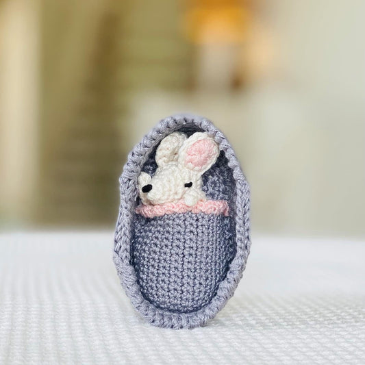 Mini Mouse in Crib