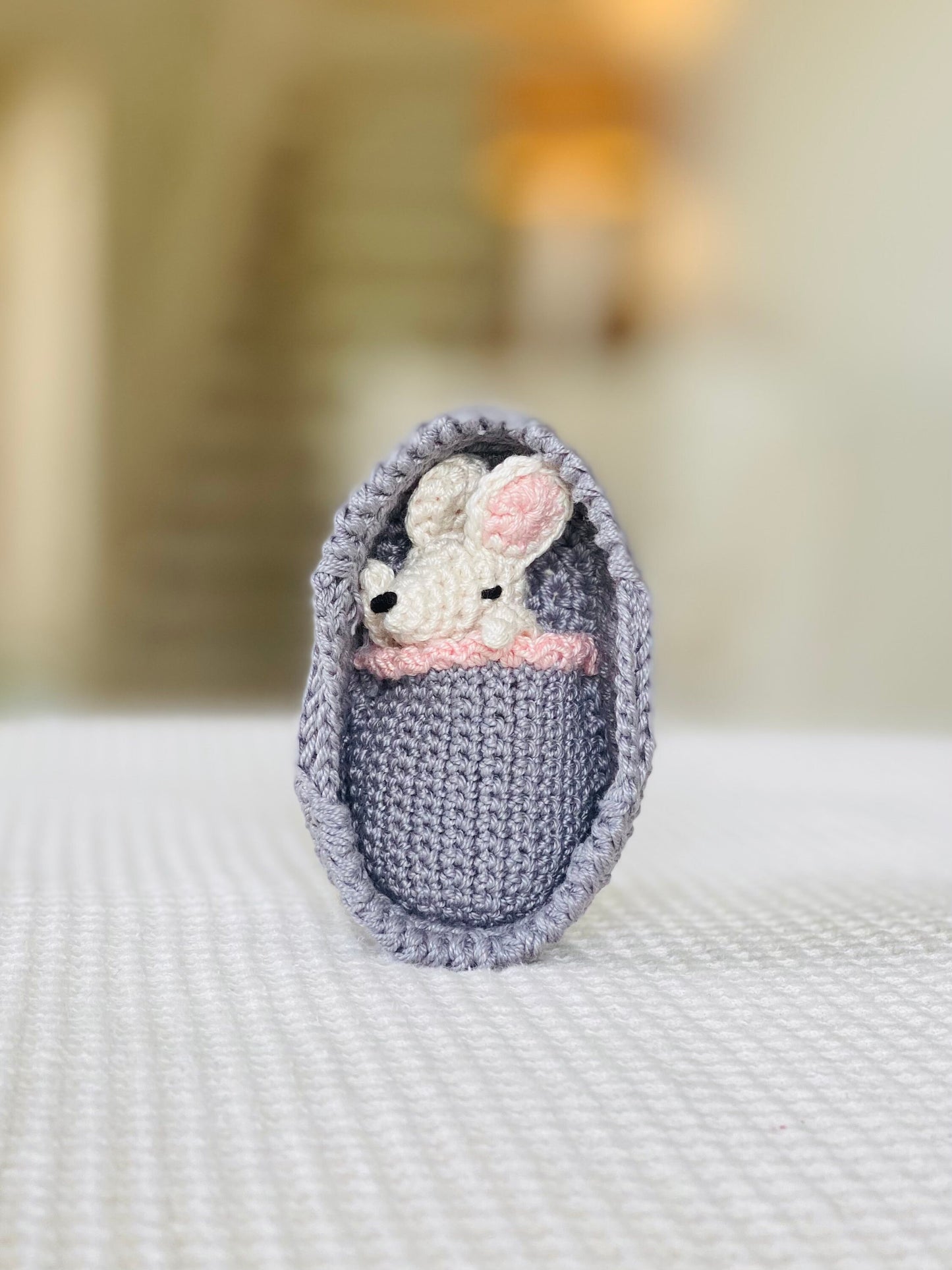 Mini Mouse in Crib