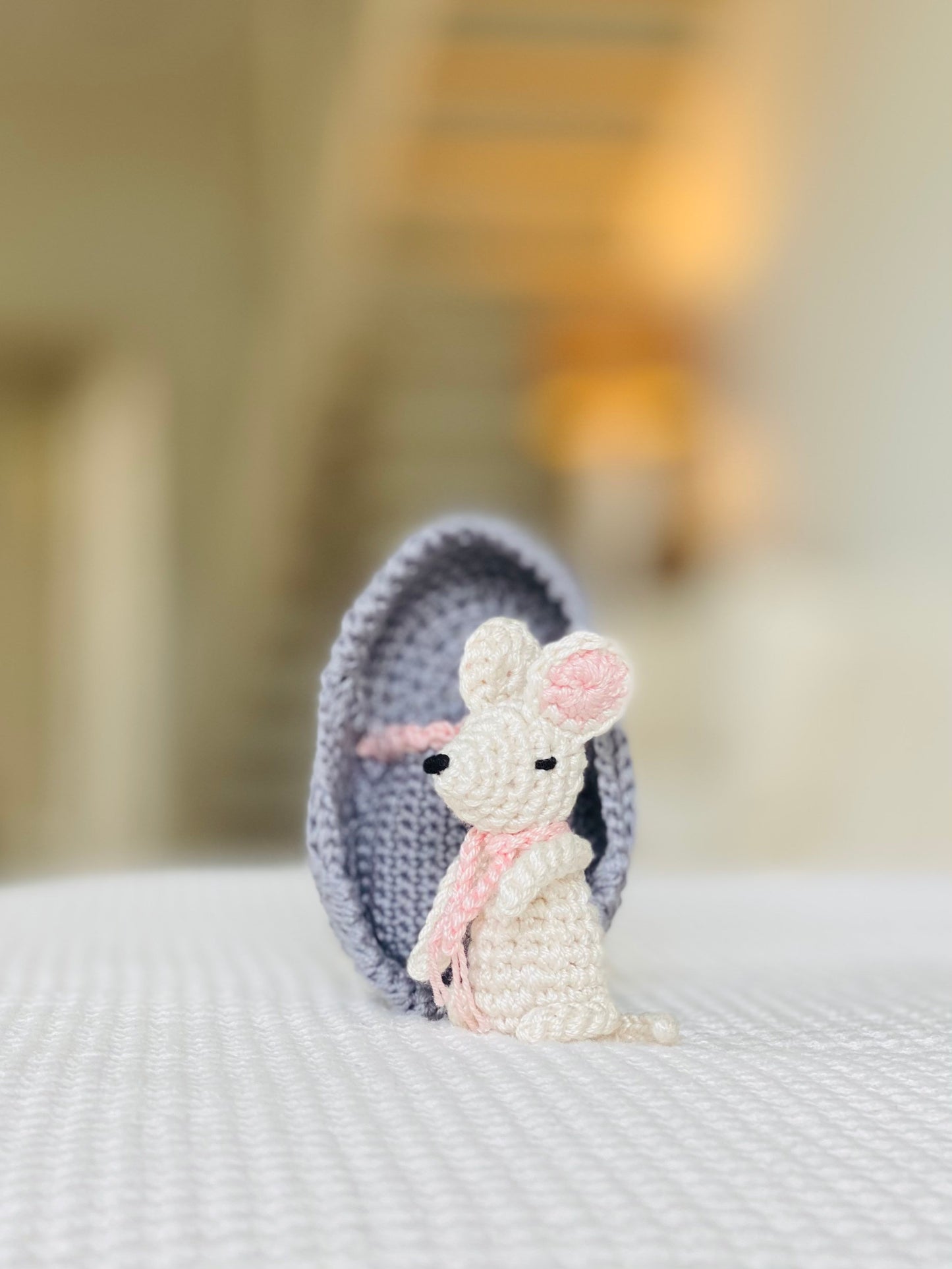 Mini Mouse in Crib
